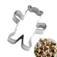 thumbnail image 5 of Bear Cookie Cutter, Stainless Steel Hug Bear Shape Cartoon Pastry Mold, Cute Kitchen Baking Accessories, Dessert Baking Tools For Fondant, Clay, Pastry, Cake, 5 of 9