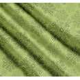 thumbnail image 3 of Soimoi Green Cotton Poplin Fabric Snow Flakes Floral Printed Fabric 1 Yard 56 Inch Wide, 3 of 7