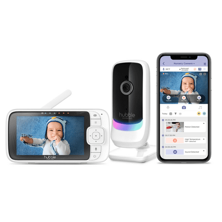 Nursery Pal Shimmer 5" Wi-Fi HD Baby Monitor with Night Light