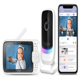 Nursery Pal Shimmer 5" Wi-Fi HD Baby Monitor with Night Light