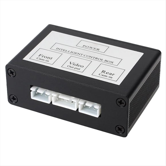 CáMara de Estacionamiento para AutomóVil System de Control de Video Convertidor de Canales Vista Frontal y Trasera Caja de Control de 2 VíAs con Interruptor Manual
