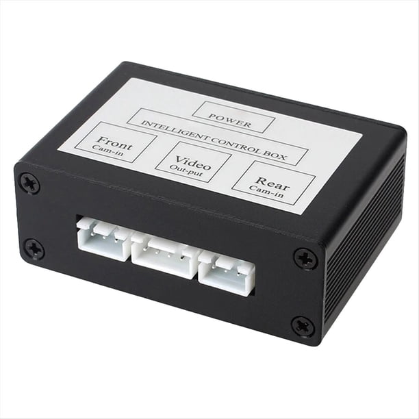 CáMara de Estacionamiento para AutomóVil System de Control de Video Convertidor de Canales Vista Frontal y Trasera Caja de Control de 2 VíAs con Interruptor Manual