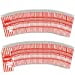 thumbnail image 3 of Beistle 100 Piece Peanut Bags, 4" x 9Â½" x 2", Red/White, 3 of 8