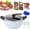 B-pro, variant on 2026 New Micro Pressure Cooker 8L/8.45Qt – Multi-Function Non-Stick Cooking Pot with Glass Lid & Twist Lock Handles, Compatible with Induction, Gas, Electric & Ceramic Stoves,Easy Heat & Clean (A*1)