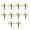 Gold, variant on YIGSECU DIY Fishing Lures Spin Topwater Fishing Lures Fly Propeller Spinnerbait