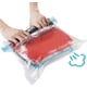 thumbnail image 1 of 10Pack Travel Space Saver Bags (4 x S, 3 x L, 3 xL), Reusable Vacuum Travel Storage Bag, Saves 75%, 1 of 5