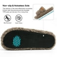 thumbnail image 5 of Ecetana House Slippers for Women Open Toe Fuzzy Slippers Slides Memory Foam Indoor House Shoes, 5 of 6