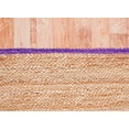 thumbnail image 5 of Chouhan Rugs Natural Jute Purple Lined Rug Bohemian Rug Decor Rug Handwoven Rug Custom Rug Decorative Rug, 5 of 8