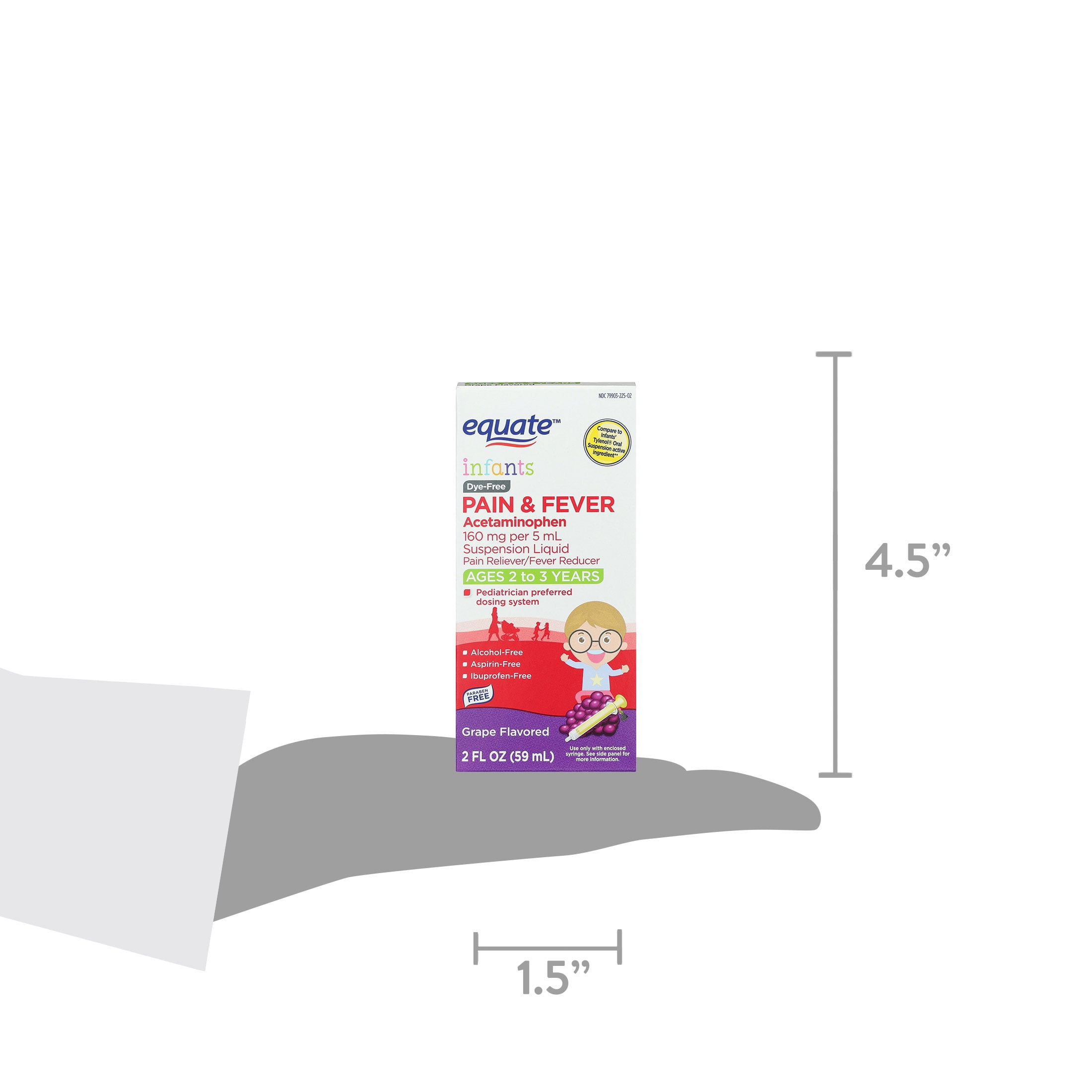 acetaminophen glutathione kids Equate Infants' Pain Reliever/Fever Reducer Suspension Liquid, Grape Flavor, 160 mg, 2 fl oz new-arrival bpc 157 heart palpitations Size:60 VegCaps