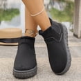 thumbnail image 4 of Women's Fashionable Casual Versatile Plus Size Fleece Lined Thick Warm Winter Snow Boots For All Day Comfort Style, 4 of 8