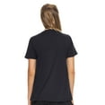 thumbnail image 3 of Expert Brand Women's USA-Made MoCA V-Neck Cotton Blend T-Shirt, Black, Small, 3 of 5
