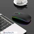 thumbnail image 3 of Souris Sans Fil Rechargeable Bluetooth pour MacBook pro MacBook Air Ordinateur Portable Mac Chromebook Windows Notebook MacBook HP PC DELL, 3 of 10
