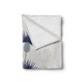 thumbnail image 2 of Thistle Soft Flannel Fleece Throw Blanket, Gardening Theme Abstract Graphic Thistles Flowers Design, Cozy Plush for Indoor and Outdoor Use, 50" x 70", Sage Green Grey, by Ambesonne, 2 of 6