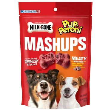 Milk Bone and Pup Peroni Mashups Dog Treats, 10 oz Bag