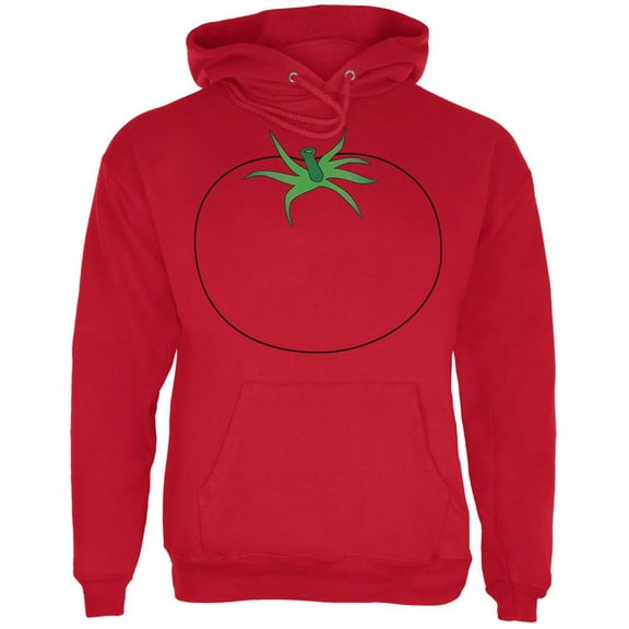 Halloween Fruit Vegetable Tomato Costume Mens Hoodie Red MD