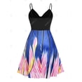 thumbnail image 2 of Vestido Talla Extra Estampado Abstracto Rosegal  Vestidos Estampados Tallas Grandes, 2 of 5