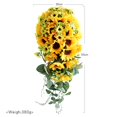 thumbnail image 2 of Girasol artificial nupcial, Toss Bouquet Colección con Ensayo Decoración para BLESIY ramos de novia, 2 of 8