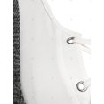 thumbnail image 3 of Camiseta Talla Exra Asimétrico Cordones Rosegal Mangas largas de talla grande, 3 of 5