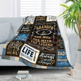 thumbnail image 2 of Yibo Christmas Pawpaw Gifts Blanket Flannel Soft and Comfortable Anti-static Bed Sofa Blanket, 2 of 7