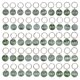 thumbnail image 1 of 50 Pcs Stainless Steel Keychain Numbered Key Tags Metal Tags Number Keychain Metal Numbered Tags Round Numbered Tags, 1 of 2