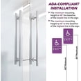 thumbnail image 4 of ADA CENTRAL SIGNS - 6"X9" Exit Left Sign with Arrow - ADA Compliant Tactile Graphics Grade 2 Braille Text Wall Signs - Emergency Rescue Safety Sign for School, Office, Business, Apartment, Restaurant, 4 of 7