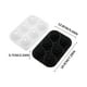 thumbnail image 3 of Bandeja de cubitos de hielo de silicona en forma de rosa con tapa - Molde reutilizable de 6 cavidades para cócteles, whisky, café - A prueba de fugas, fácil liberación, apto para lavavajillas, 3 of 3