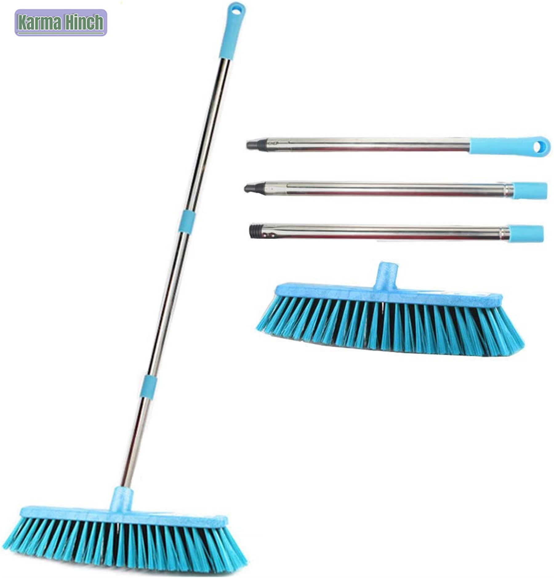 Yard Brush,Garden Broom,Outdoor Sweeping Brush,Heavy Duty Brush,Garden Brushes,Long Handle with