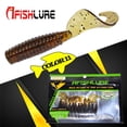 thumbnail image 3 of Toystoory 12 unids/set señuelo de pesca 45mm 1,2g larva Artificial Panfish larva Artificial Crappie trucha Crankbait cebo suave pesca señuelo Pescar color chocolate, 3 of 3