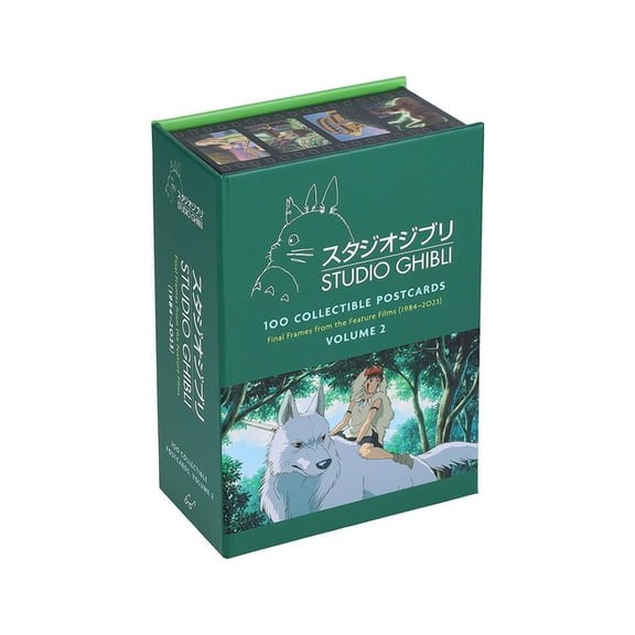 Studio Ghibli Studio Ghibli: 100 Collectible Postcards, Volume 2: Final Frames from the Feature Films (1984-2023), (Hardcover)