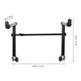thumbnail image 4 of Miangastore 2 Sets Electronic Organ Keyboard Universal Elevation Brackets Keyboard Holder, 4 of 8