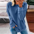 thumbnail image 2 of Pull-Over Fin pour Femmes Hauts Amples Décontractés Pull Mode Confortable Chandails en Molleton Manches Longues Blouses Chemises Femmes, 2 of 3