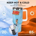 thumbnail image 5 of Tom And Jerry 40 Oz Tumbler With Handle And Straw, Stainless Steel Vacuum Travel Mug, Double Wall Vacuum Insulated Tumbler With Lid, Water Bottle for Gifts Party Office Coffee, 5 of 8