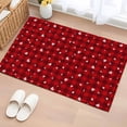 thumbnail image 2 of Valentine's Day Washable Area Rug 2 x 3 ft Modern Romantic White Pink Love Heart Red Buffalo Plaid, Soft Non Slip Rugs Stain Repellent Indoor Felt Carpet for Living Dining Room Bedroom Home Office, 2 of 9