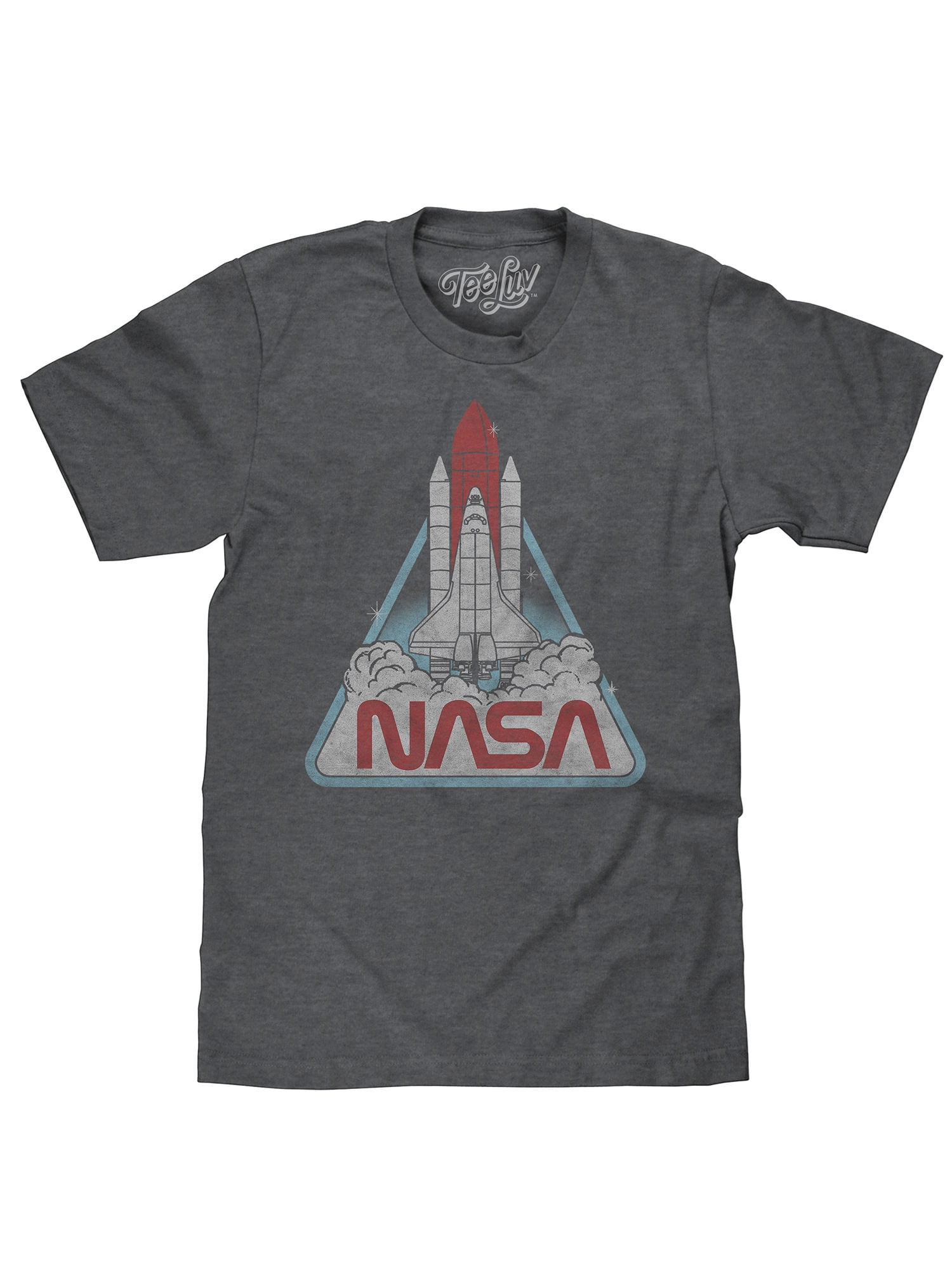 Vintage NASA Meatball Logo T-Shirt Tee Luv Distressed NASA Shirt