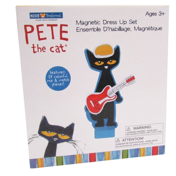 Kids Preferred Pete The Cat Wood Magnetic Dress Up Set (34 Piece) -  Walmart.ca