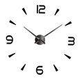thumbnail image 4 of Reloj de pared moderno Macarena acrílico DIY etiqueta engomada espejo 3D decoración Ministerio del Interior negro plata, 4 of 8