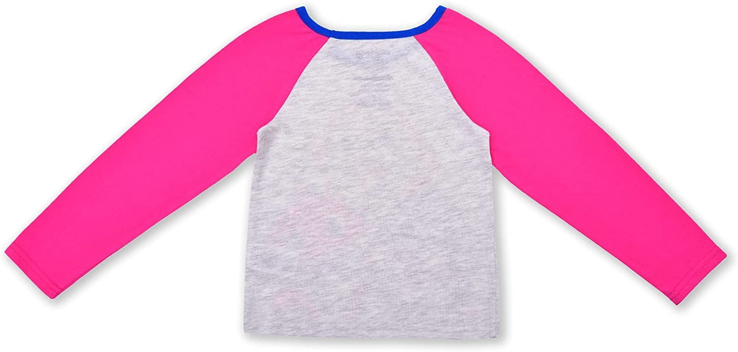 Baby Shark, Daddy Shark and Mommy Shark Girls 2 Piece Long Sleeve Tee and Jogger Set (Loungewear Style), Infant