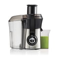 thumbnail image 1 of Hamilton Beach 67608Z Extractor de Jugos Big Mouth, Boca Ancha, 800 WATTS, Mediano, Plateado con Negro., 1 of 8