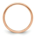 thumbnail image 2 of 14k Rose Gold 2mm Half-round Wedding Band Ring Size 8 Wedding Band for Women and Men - 1.7 Grams, 2 of 2