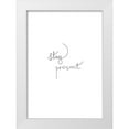thumbnail image 1 of Artographie Studio 18x24 White Modern Wood Framed Museum Art Print Titled - Stay Present, 1 of 4