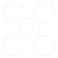 thumbnail image 1 of Uxcell 25mm Soft TPU Anti Scratch HD Clear Round Watch Glass Screen Protectors 5 Pack, 1 of 7