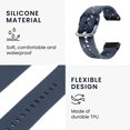 thumbnail image 4 of Flexible 26mm Silicone Watch Strap, Pin Buckle, Sweatproof, Perfect For Workouts, 4 of 8