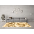 thumbnail image 3 of Ahgly Company Indoor Square Abstract Brown Modern Area Rugs, 5' Square, 3 of 4