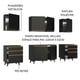 thumbnail image 4 of Cocina Integral Completa Modular Madesa Reims 240cm Negro 03, 4 of 10