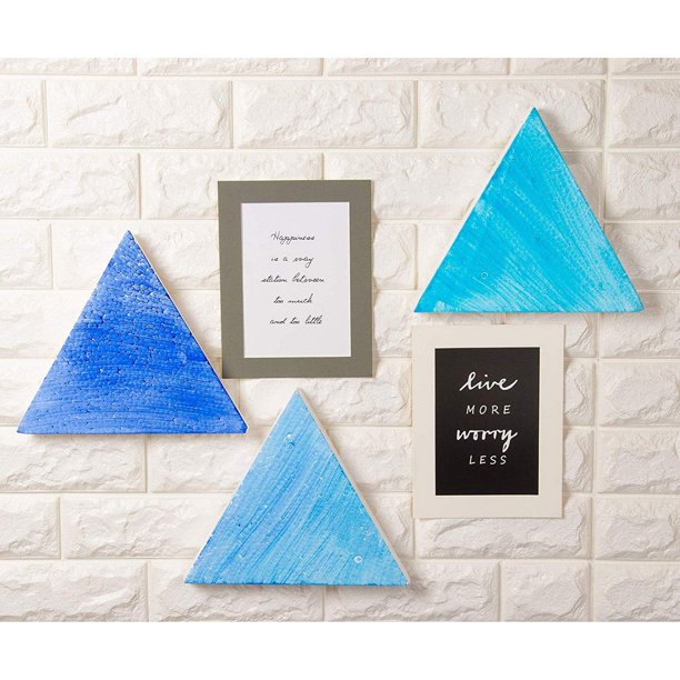 Craft Foam 6 Count Triangle Shaped Foam Sculpture Polystyrene Foam Shapes For Craft Craft Supplies For Diy Arts And Crafts Projects Kids Art Class 10 X 1 X 8 66 Inches Walmart Com Walmart Com