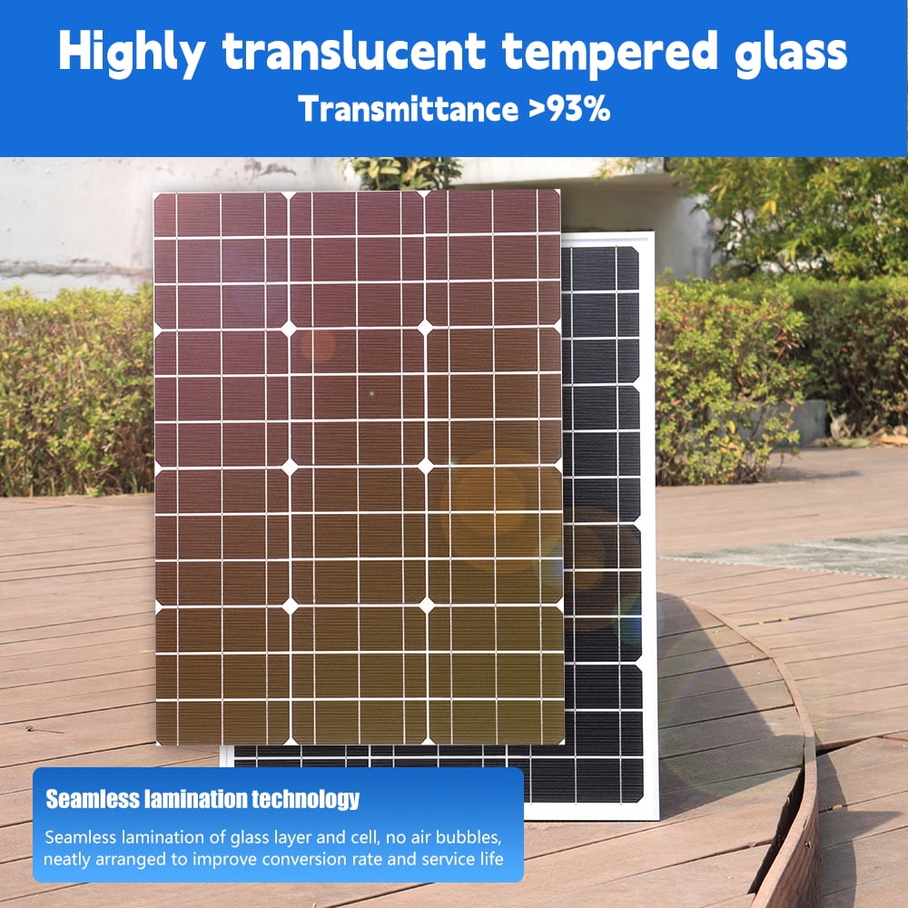 ABLINK Solar Panel 200 Watt 18 Volt, High-Efficiency Monocrystalline PV Module Power Charger for RV Marine Rooftop Farm