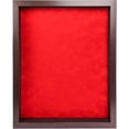 thumbnail image 2 of 16x30 Shadow Box Frame In Brown With A 1 3/4" Usable Depth Includes Red Suede Acid-Free Backing, UV, 2 of 6