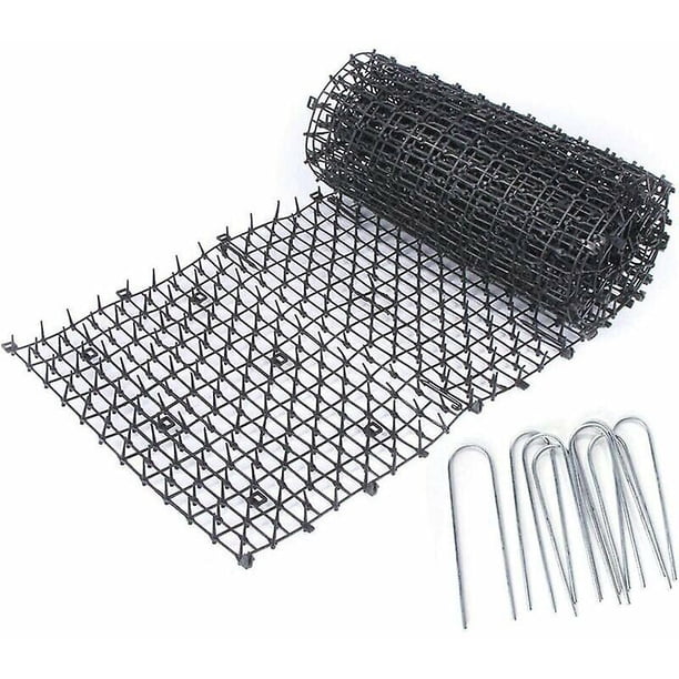 Alfombrilla antigatos con pinchos, alfombrilla para perros y gatos, protección para muebles de sofá, alfombrilla con pinchos para gatos, alfombrilla repelente de gatos, alfombra de 4M, color negro-Aleko ACTIVE Biensenido a ACTIVE