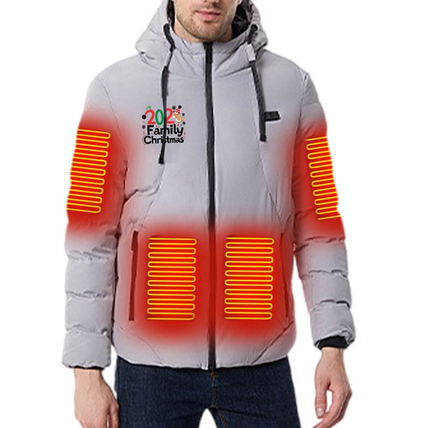 Fiudx Chaqueta Térmica, Prenda Informal y Cálida para Hombre, Abrigo de Poliéster Cómodo, Camisa Elegante con Cuello Redondo, Ideal para Fiestas En La Playa, Uso Diario, Tabla de Tallas Disponible.