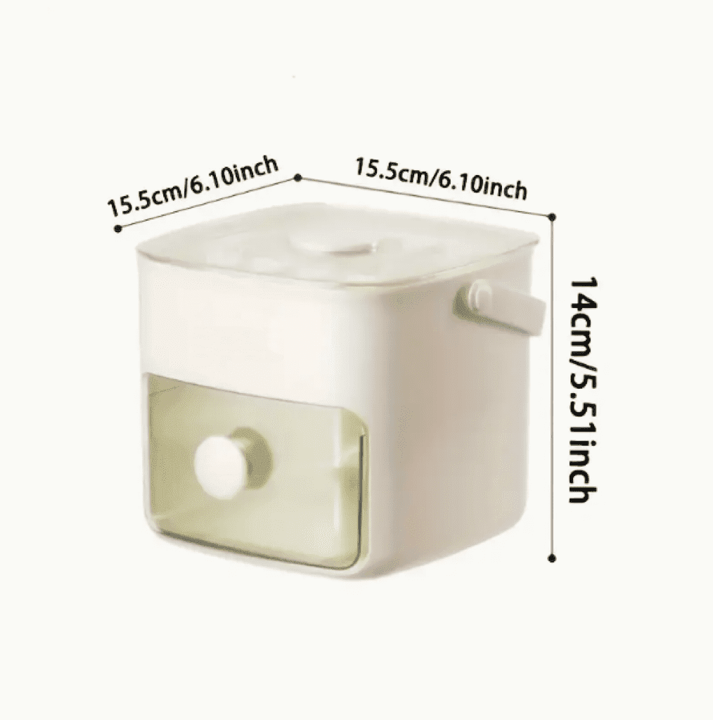 48-Cube Ice Maker - Portable  Double Layer  Easy-Press Lid | Silicone Tray  PET Material  1-10L Capacity  No Electricity Needed